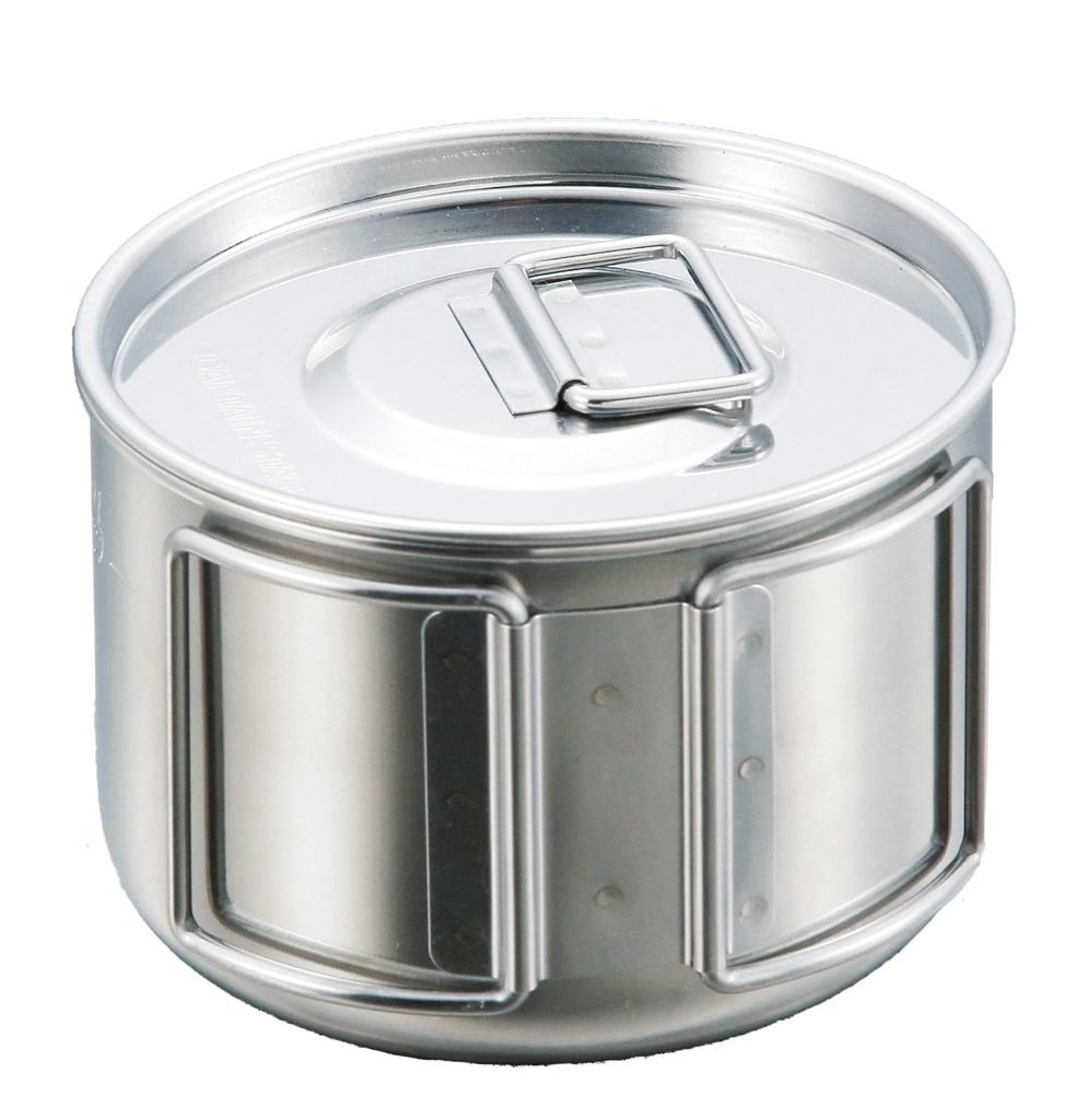 CAPTAIN STAG Recambio de olla para ramen de acero inoxidable de 570 ml M-5512