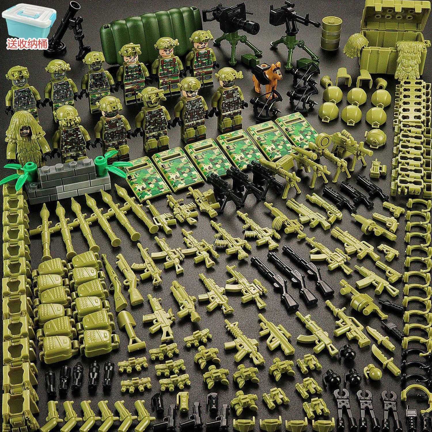 Compatible Building Block Thunder Military Special Forces Minifigures Armed Forces Boys