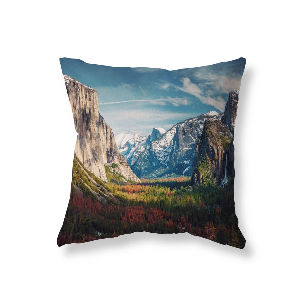 Natural Landscape Starry Sky Landscape Pillow Cover Sofa Decorative Pillow Cover Chair Cushion Cover Room Home Decoration