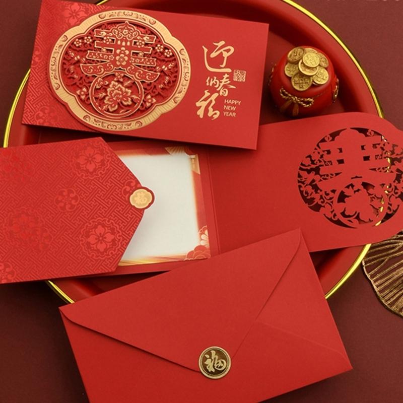 Simple Yet Elegant Horse Year Celebration Card Blending Modern Simplicities And Cultural Heritages For Spring Festival