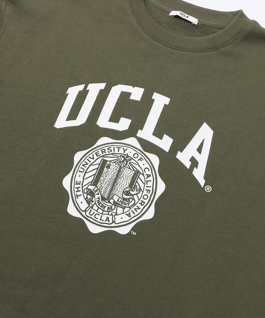 UCLA Unisex Retro Preppy Sweatshirt [Lt-Khaki] (Ub9Lt30)