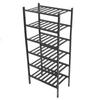 Bamboo Shoe Rack  Able Shoe Shelf Storage   for Closet Entryway Hallway Bathroom Living Room