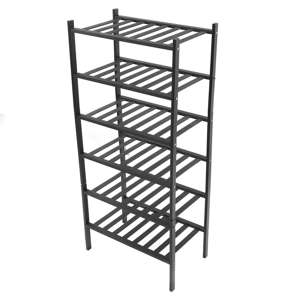 Bamboo Shoe Rack  Able Shoe Shelf Storage   for Closet Entryway Hallway Bathroom Living Room