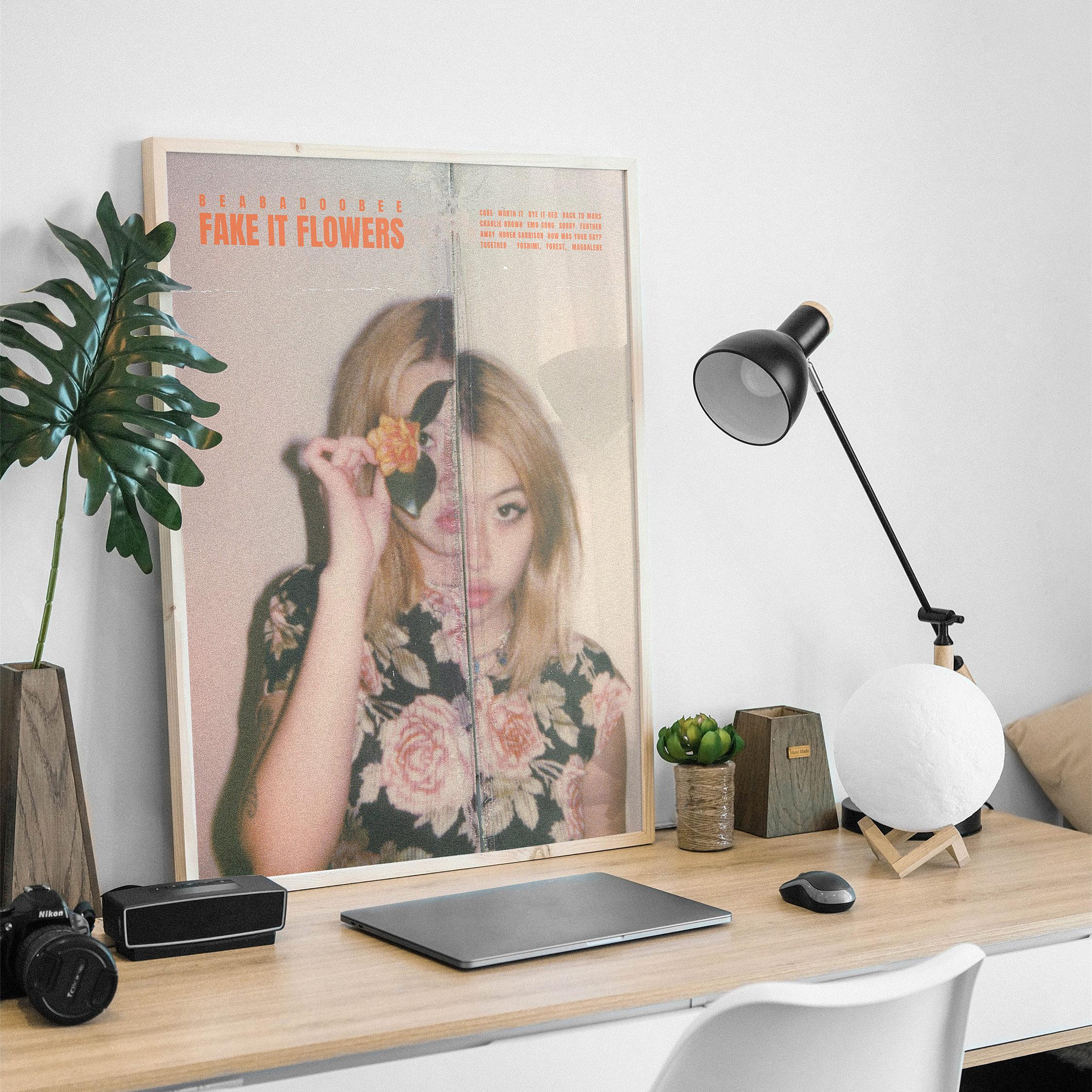 

Музыкальный альбом Star Beabadoobee Beatopia Ретро 80-е принты постеры искусство для гостиной украшение дома Настенный декор живопись картина 21x30cm No Frame