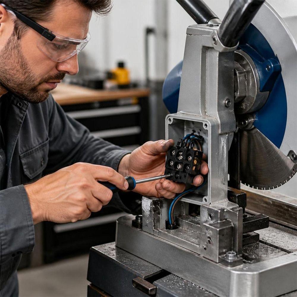 Ersatzteil Sägemaschine Schalter Kunststoff Netzschalter Schneidemaschine Zubehör