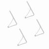 4 Stück große Tischdecken-Clips aus Edelstahl, rutschfeste Tischdeckenhalter, Klemmen, 10,5 x 7 cm