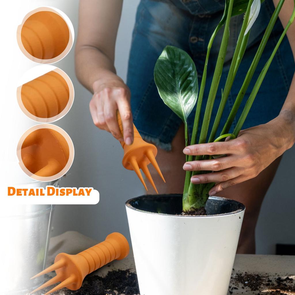 Soil Aerator Loosening Soil Tool For Planters And Vegetable Plots