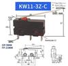 KW12 Mikro-Stativ Kippschalter, 5A/250V, KW11-3Z, Reiseendschalter