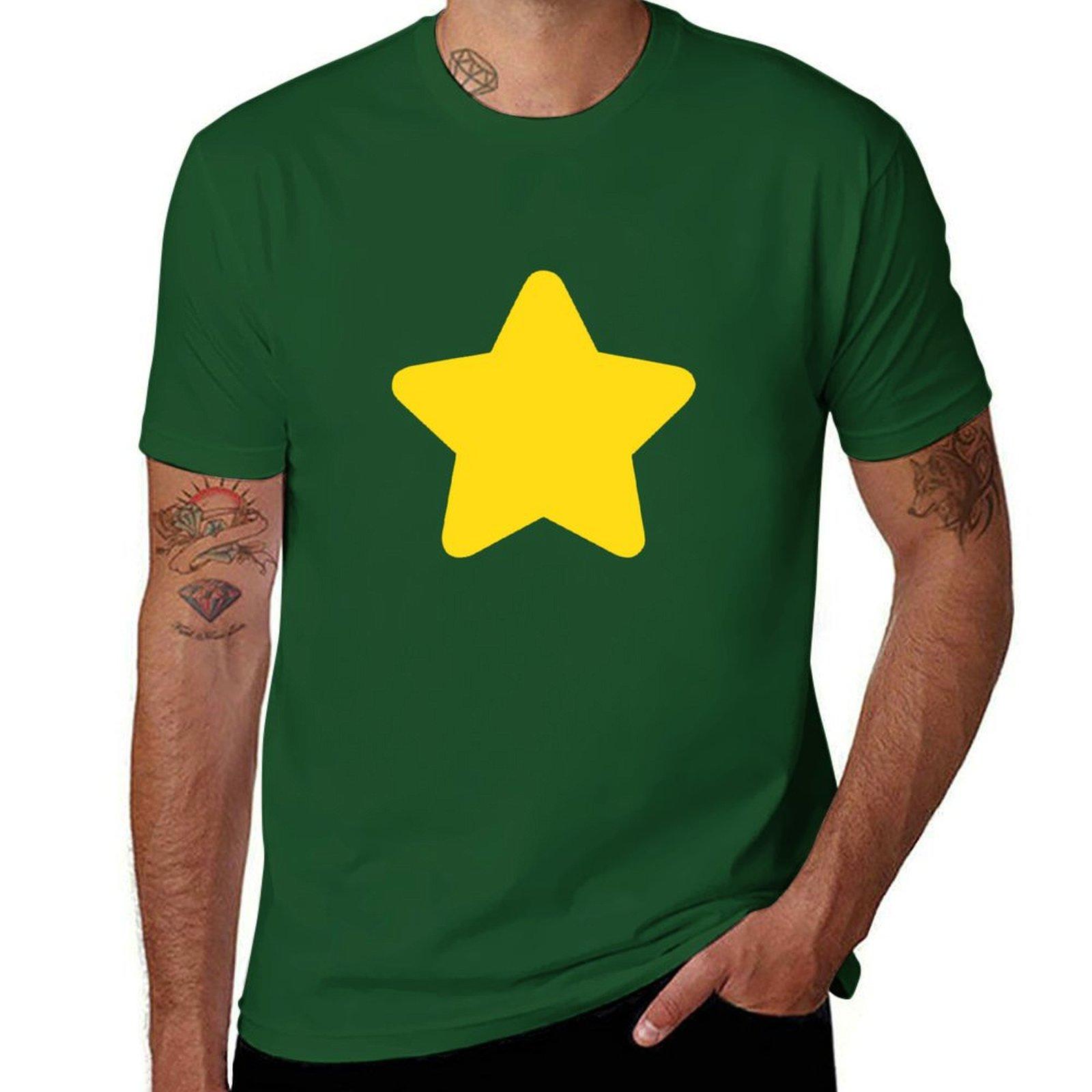 

Steven Universe Star T-Shirt tees boys whites vintage men t shirts 4XL