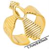 6pcs/lot Gold Plated Stainless Steel Base Rings Settings DIY Blank Knuckle Rings for Women Jewelry Charms Never Fade Wholesale