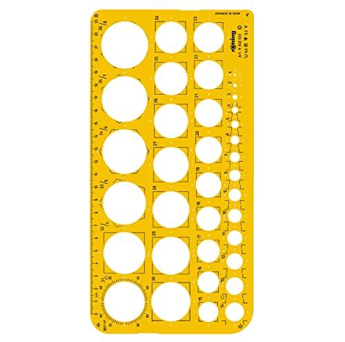 Rotring Template, Large Circle, 840633 [Genuine Japanese Product]