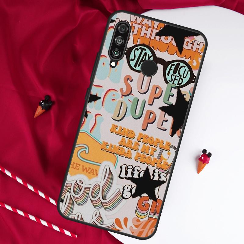 Summer Aesthetic Collage For Huawei Nova 5T 9 10 SE 7i 8i 11i 12i Y73 Y90 Y70 Y72 Y61 Y91 Y60 P20 P40 P30 Lite Case
