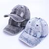 Unisex American Retro Distressed Denim Baseball Cap – Spring/Summer 2025