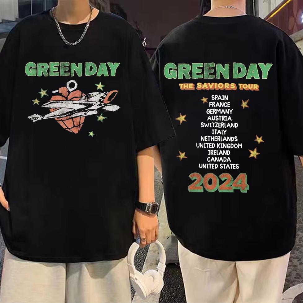 2026 Punk Rock Band Green Day Dookie Graphic T Shirts Unisex Women Gothic Vintage Short Sleeve Tshirt Fashion Casual Tshirts Ins