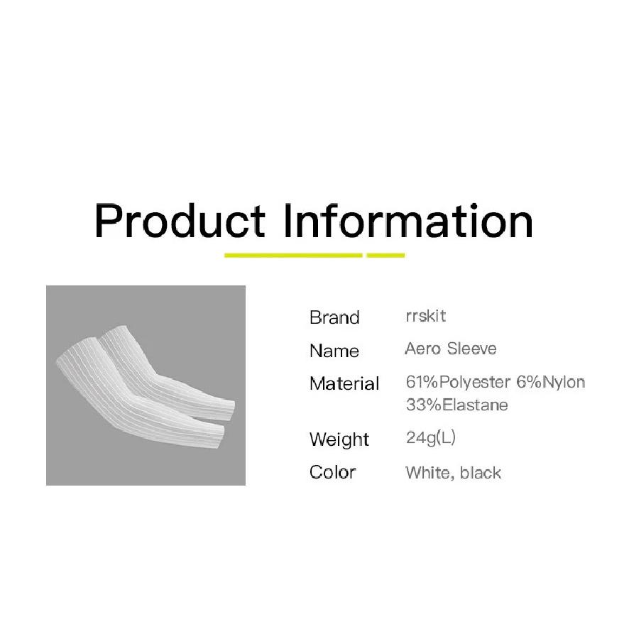 RRSKIT Summer Cycling Pneumatic Sunproof Sleeves Wind-breaking Reduce WindResistance Breathable Competitive Bike Long Sleeves