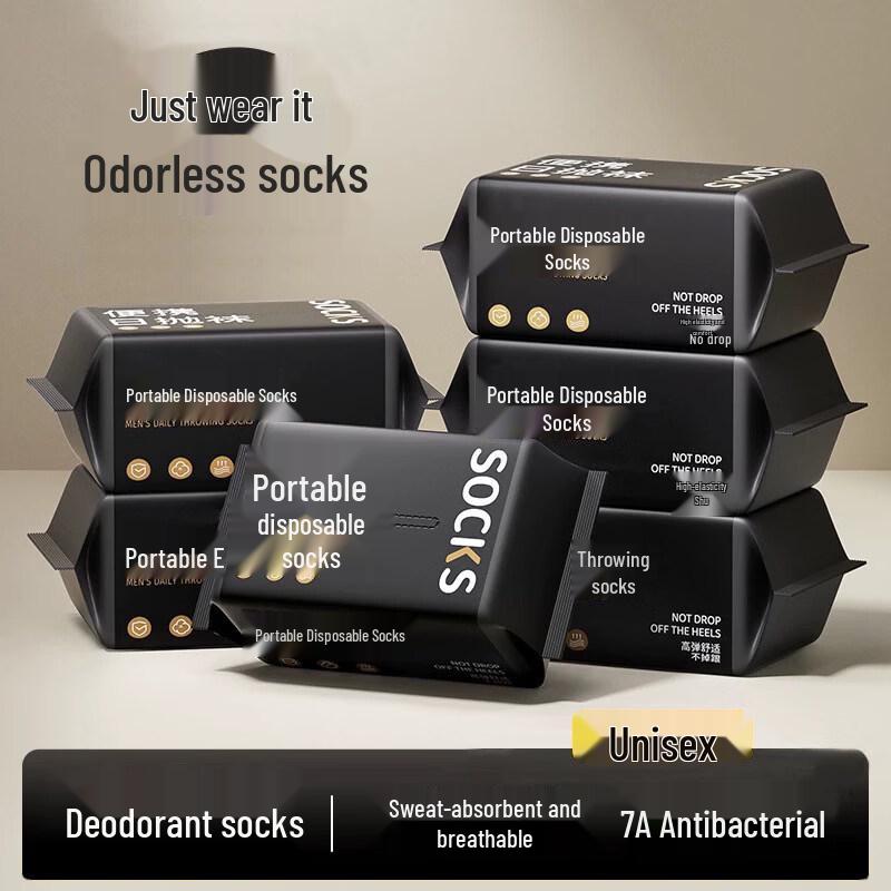 Kashicong Unisex Disposable Socks One Size