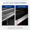 4PCS 1.68" Width Car Door Sill Protector,Automotive Door Entry Guard For Non-Slip And Sill Steps Protection,Universal Anti-Collision Car Doors