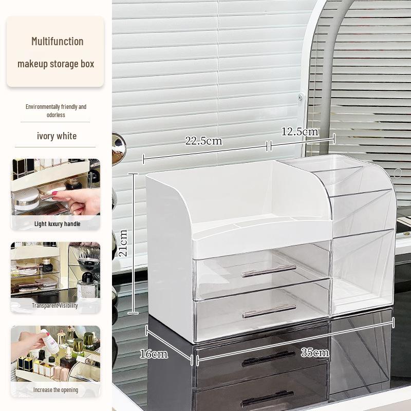 Kosmetischer Organisator: Make-up-Pinsel, Lippenstift, Lidschatten & Schreibwaren Aufbewahrungsröhre