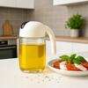 Glass oil dispenser 300 ml with handle - olive oil vinegar sauce oil spices