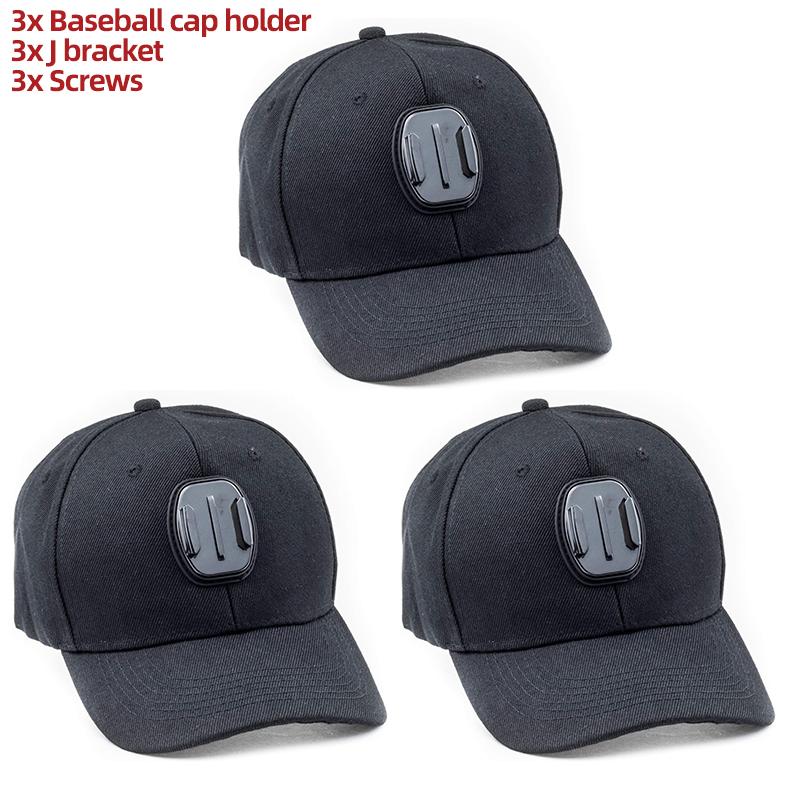 Baseball Hat Quick Release Buckle Mount for GoPro Hero 13 12 11 10 9 8 7 Insta360 SJCAM AKASO DJI OSMO Action Camera Accessories