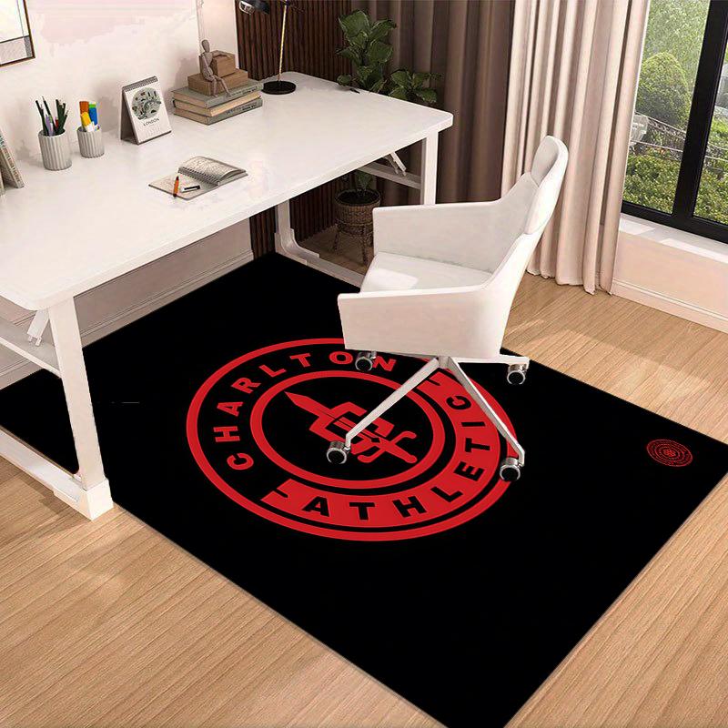 1PC Football Charlton-Athletic Crest Rug Game Carpet, Floor Mat for Bedroom Living Room Entryway Rug, Home Decor Idea Gift for Christmas birthday