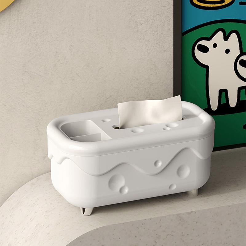 Cheese Tissue Box Tissue Box Cover Ceramic Tissue Box Cheese Shaped Tissue Dispenser for Kitchen Washroom