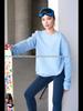 Cozy Plain Color Pullover Sweatshirt: Simple American Style for Autumn and Winter