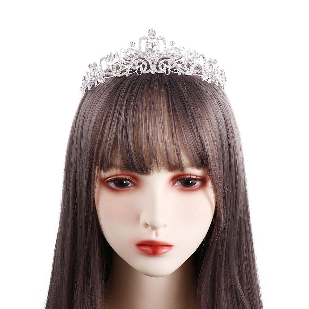 Crown Zinc Zinc Alloy  Crown Wedding Jewelry Bridal Crown Korean Style Bridal Headwear Women Tiara