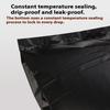 100Pcs 50X60Cm Black Outdoor Disposable Plastic Garbage Bag, Large Capacity And Thickness, Leak-Proof And Durable