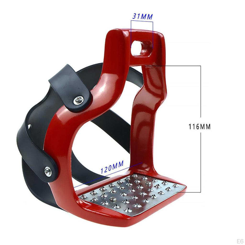 Riding Pedals Reinforced Assembly Inserts AntiSlip Rubber Protection Lightweight Equipment Suitable