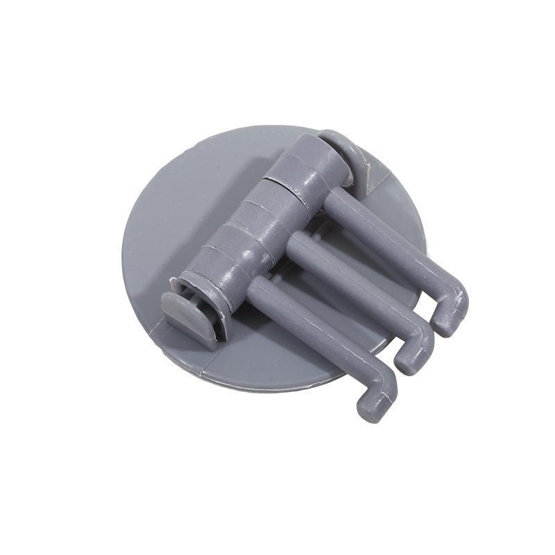 Seamless Rotatable Non-Punching Utility Hook Hangers Bathroom Kitchen Sticky Wall Triple Hook for Hanging Towel