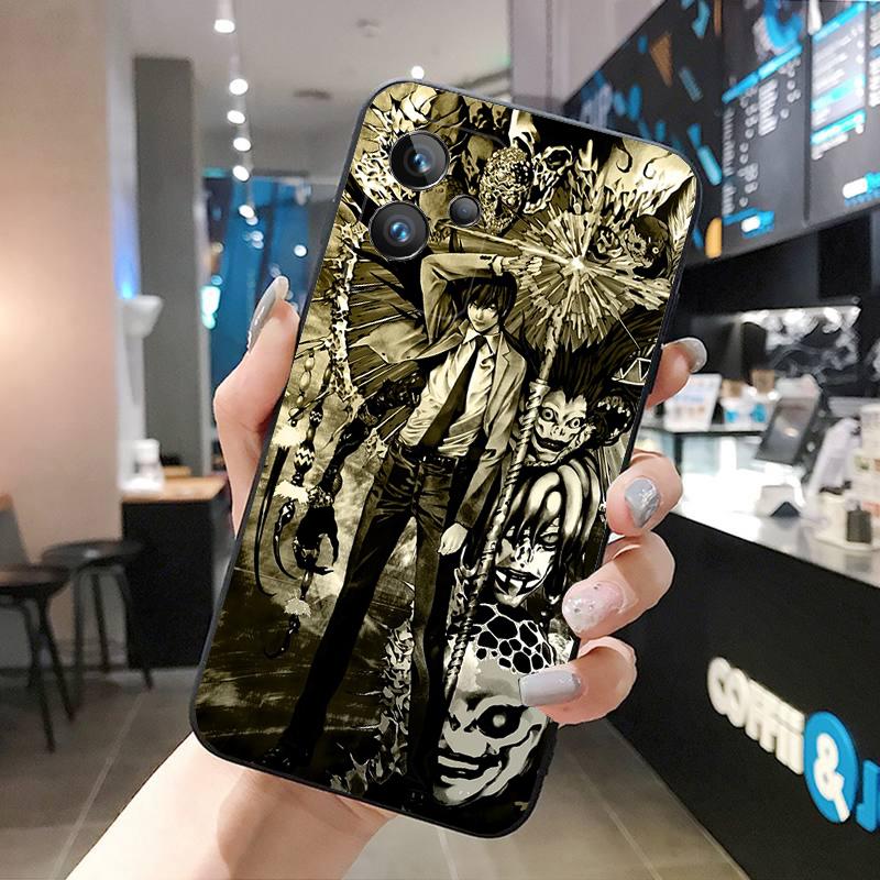 Anime Death Note Phone Case for OPPO Realme 11 10 Pro Plus Realme C55 C30 C25S C53 C35 C21 C33 C31 GT 2 Pro X2 Pro C21Y