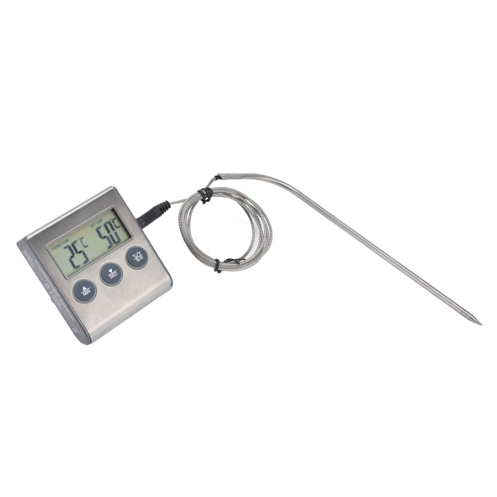 Digitale Touchscreen-Lebensmittelthermometer Hohe Genauigkeit Wasserdicht Tragbare Fleischthermometer für Kochen Grillen Küche