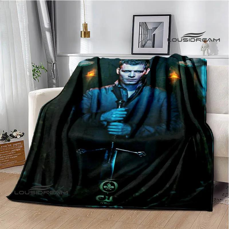 Die Originale Klaus Mikaelson bedruckte Decken Warme Flanelldecken Weiche und bequeme Bettwäsche Geburtstagsgeschenk