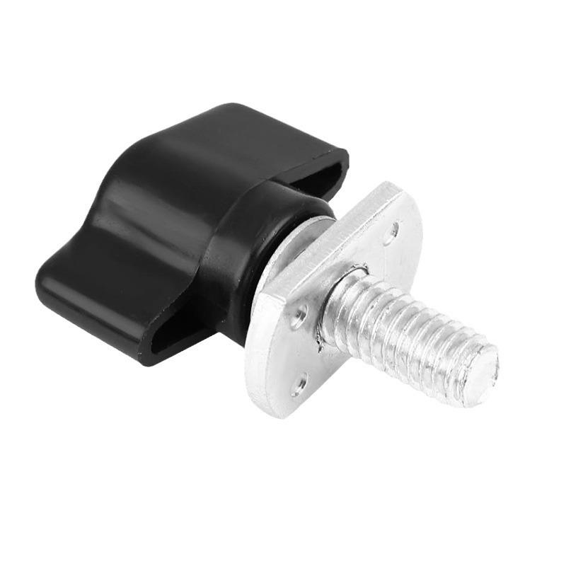 Wrangler JK/JL 4-Door Pull Ring Towing Buckle Set with Quick Release Screws for Off-Road Vehicle Roofs.