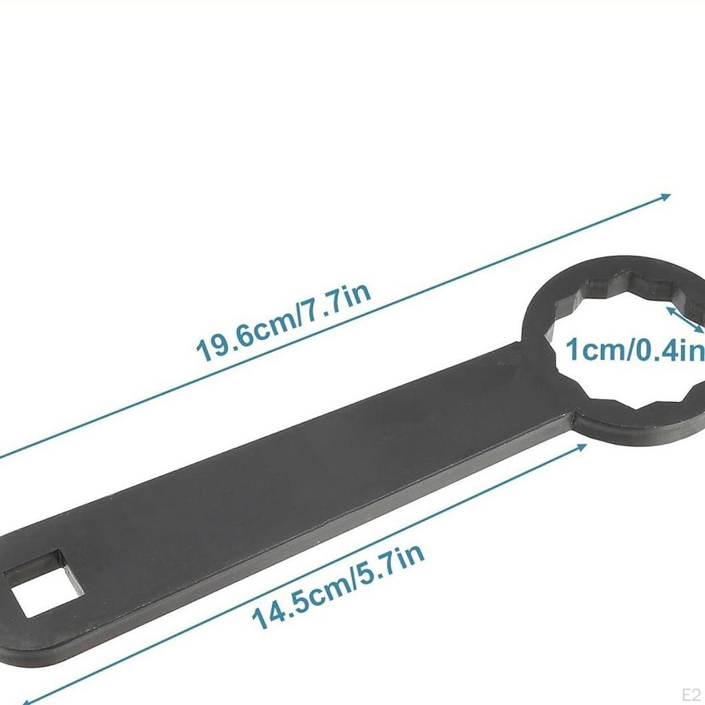 Klucz do nakrętki osi 36 mm Narzędzie tylne Czarny Adapter stalowy z kwadratowym napędem 1/2"
