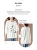 Women's Plus Size Embroidered Sweatshirt - Stylish Loose Fit for Spring & Autumn