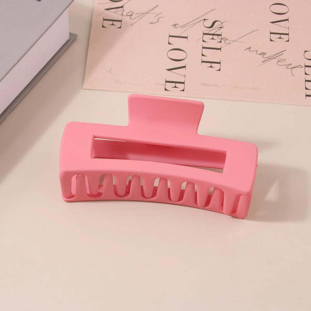 

10.5СМ Однотонный Зажим для Волос Элегантные Заколки Шпилька Краб Заколки для Волос Для Женщин Девушек Корейский Квадратный Головной Убор Простые Аксессуары для Волос