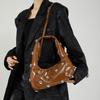 Portable underarm bag women's new trendy retro high-end oblique span bag light luxury niche design fashionable single shoulder