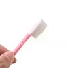 Tongue Scraper Cleaner For Adult Kid,2 In 1 Silicone Tongue Brush And Stainless Steel Tongue Scrapers For Fresh Breath Dental