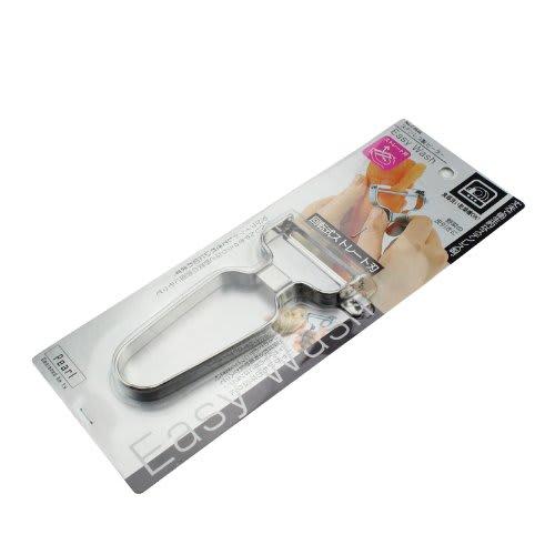 PEARL METAL Easy Wash Stainless Steel Peeler [Made In Japan] C-8646