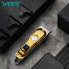 VGR V-290 Mini Lightweight Hair Clipper Cordless Electric Hair Clipper Professional Electronic Digital Display Hair Clipper Men Trimmer Home Clippers