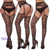 European & American Sexy Women's Crotchless Garters & Jacquard Stockings - Style 6013