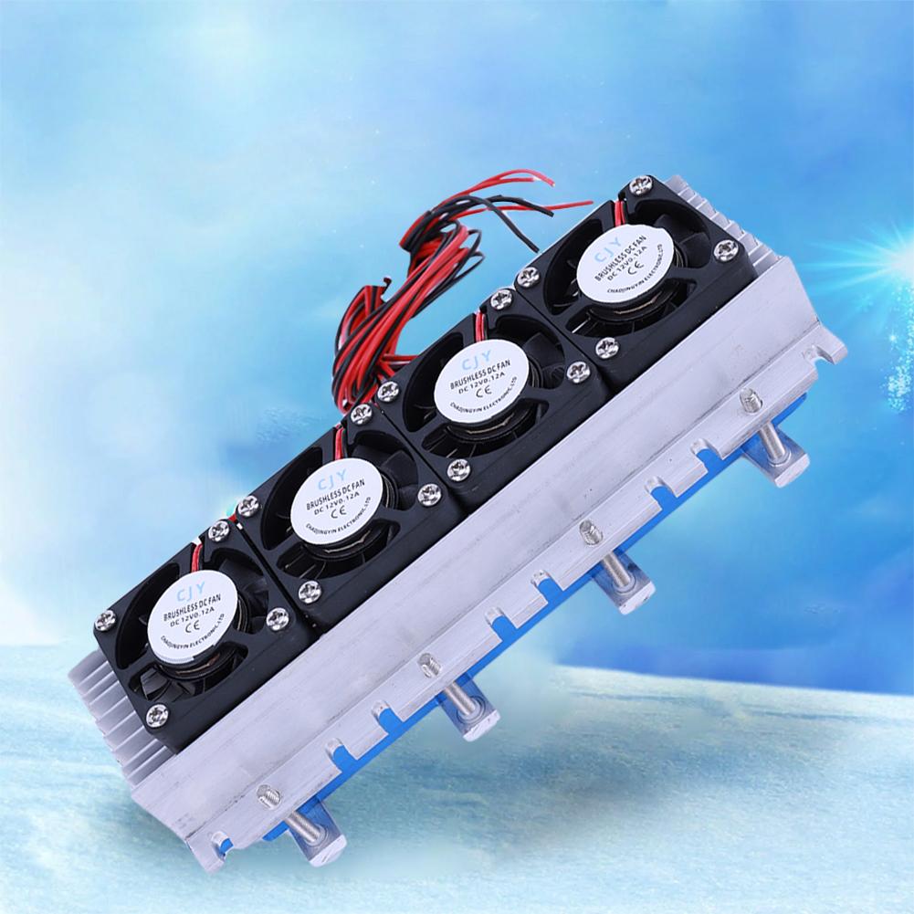 288W Air Conditioner Cooling System DC 12V 30A Thermoelectric Peltier Refrigeration Cooler Semiconductor Cooling System DIY Kit