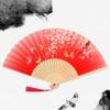 Fan Summer Gift Party Supplies Home Decoration Handle Hand Fan Silk Folding Fan Photo Prop Tool