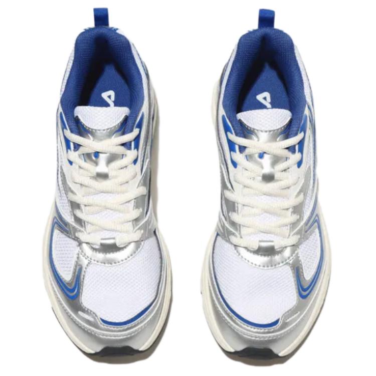 FILA Interrun Lightweight Comfortable Y2K Retro Running Shoes Low Top Casual Sneakers Unisex sneakers White Silver Blue 1RM02699G150