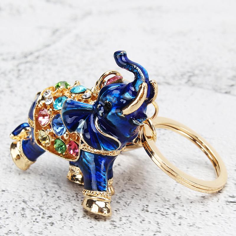 Breloczki DIY Breloczek z malowaniem diamentowym Moda Kreskówkowy Słodki Słoń Breloczek Ręcznie Robiony Wisiorek do Akcesoriów Samochodowych Toreb Zawieszki