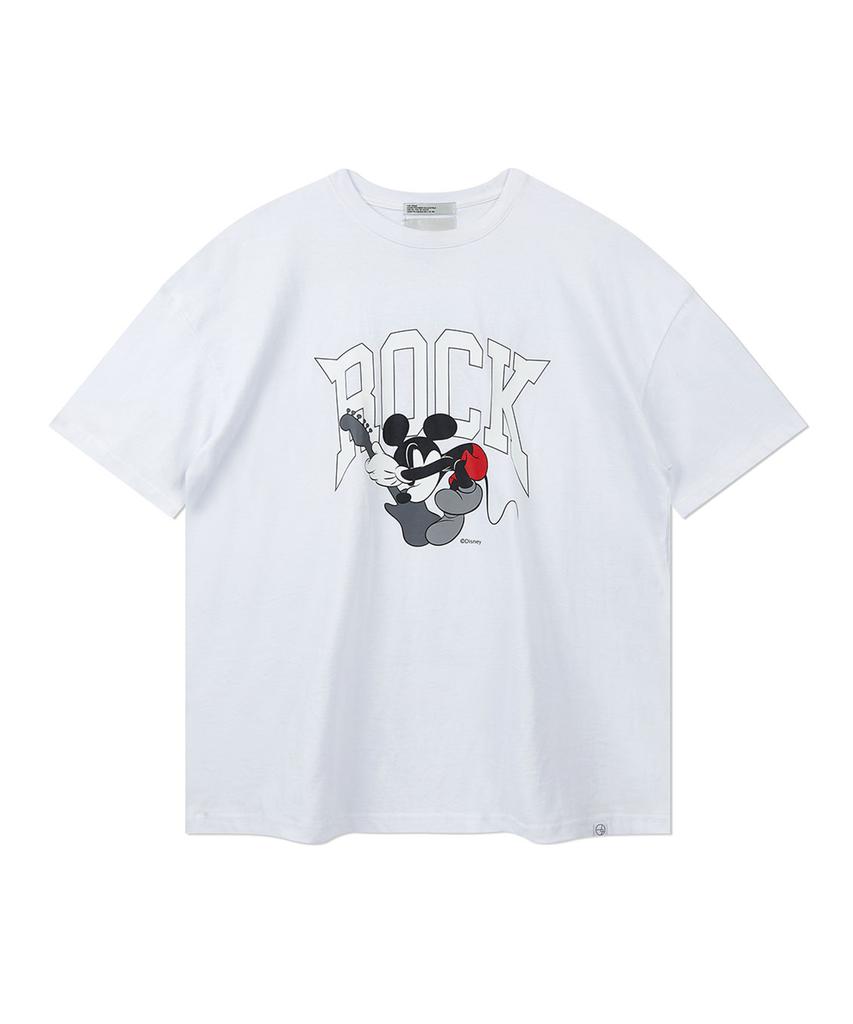 SOUNDSLIFE Mickey Rock T-Shirt White