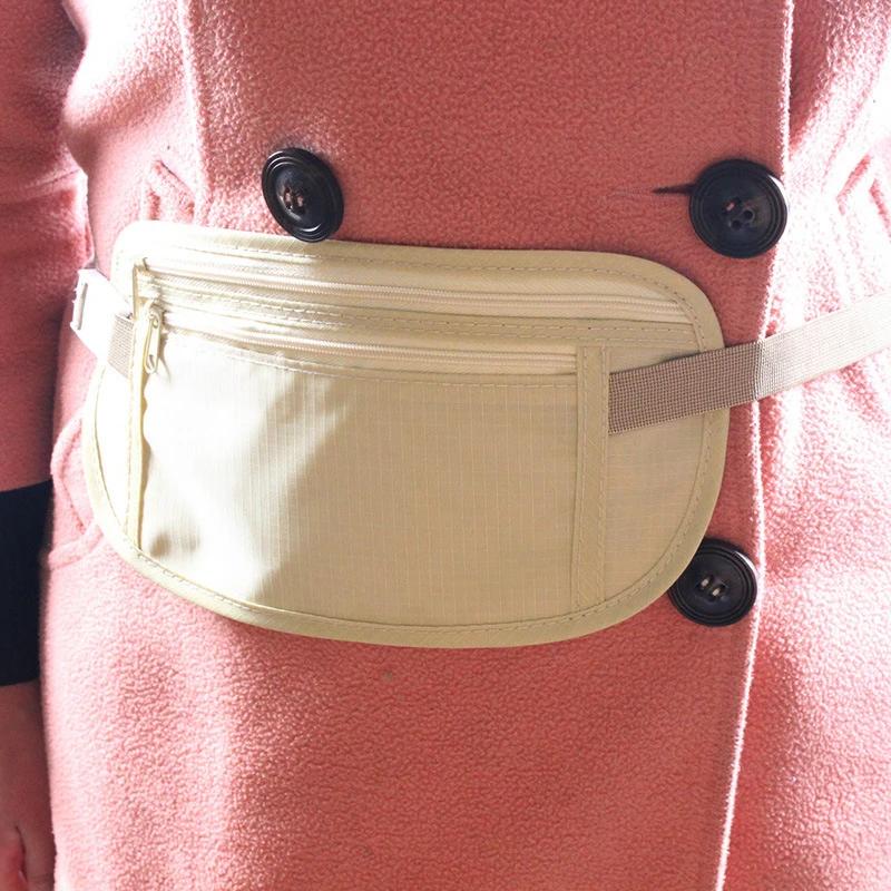 1 Stück Reise-Hüfttaschen Unsichtbare Tasche Reisepass Geld Geschenk Versteckte Sicherheitsgeldbörse Große Kapazität Bequemlichkeit Outdoor-Sporttaschen