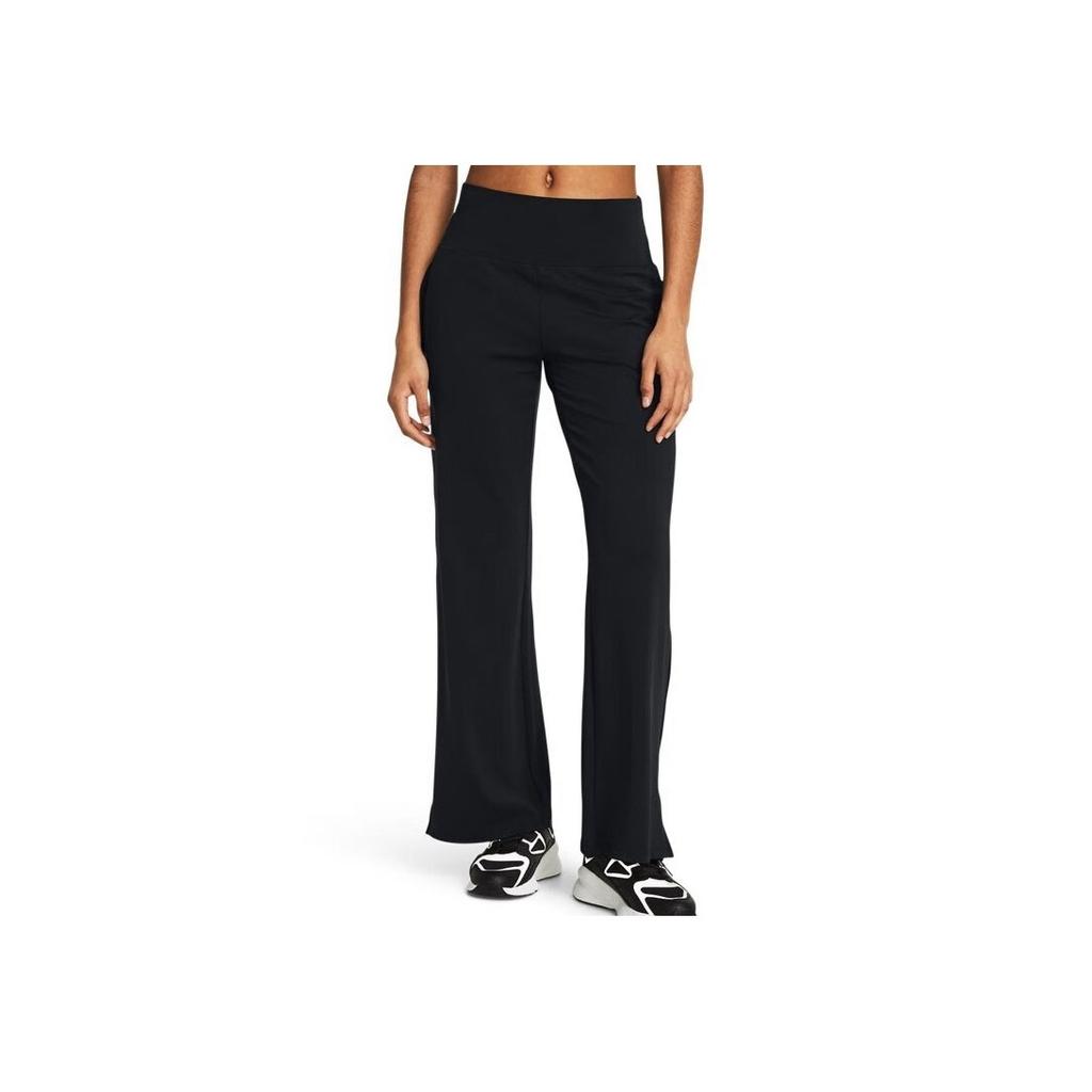 Under Armour Meridian Solid Breathable High-Waisted Casual Pants Women Pants Black 1383620-001